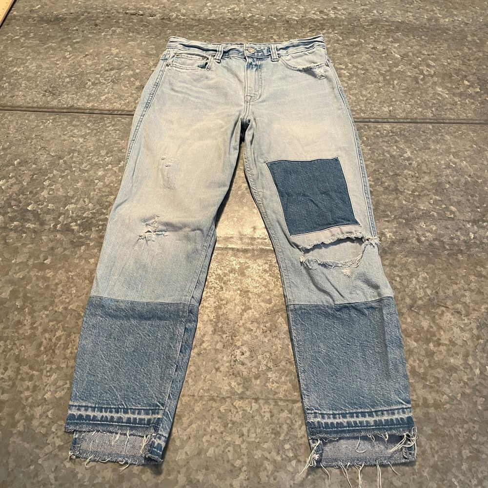 Abercrombie & Fitch Signature Collection Patchwork Ankle Denim Jeans 26